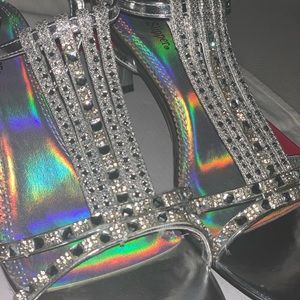 Silver heels
